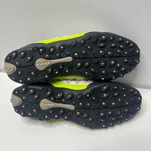 FootJoy Summer Series Golf Shoes Womens Size 7.5 White Navy Spikes - Picture 7 of 7